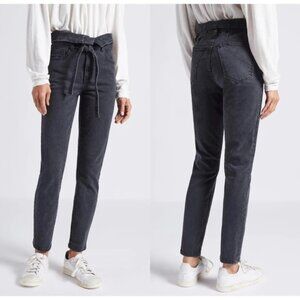 Anthropologie Current/Elliott Corset Stiletto Tie Waist Jeans